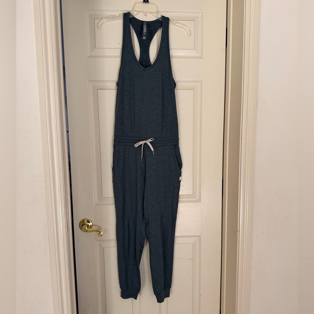 Vuori Lux Jumpsuit, teal, size XS